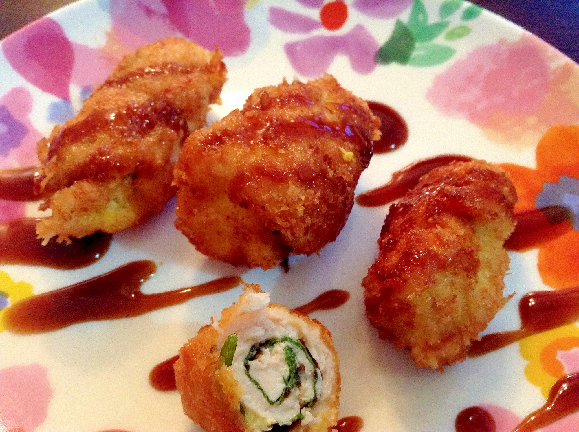 さっぱり がっつり 鶏胸肉の梅しそロールフライ レシピ 作り方 By Nico55 楽天レシピ さっぱり がっつり 鶏胸肉の梅しそロールフライ レシピ 作り方 By Nico55 楽天レシピ