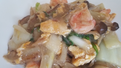 ほっこりପ(⑅ˊᵕˋ⑅)ଓ白身魚の野菜あんかけ