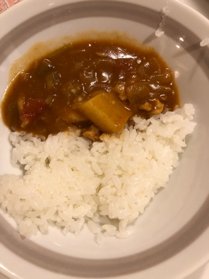 バターでちゃんと炒めたカレー