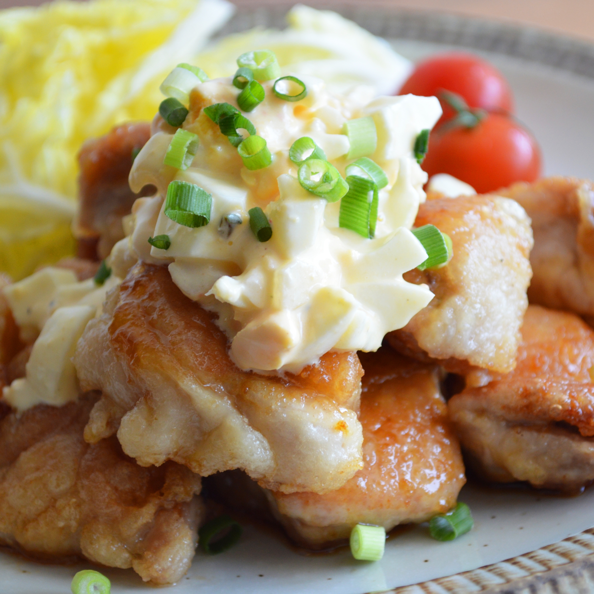 揚げ焼きで「チキン南蛮」