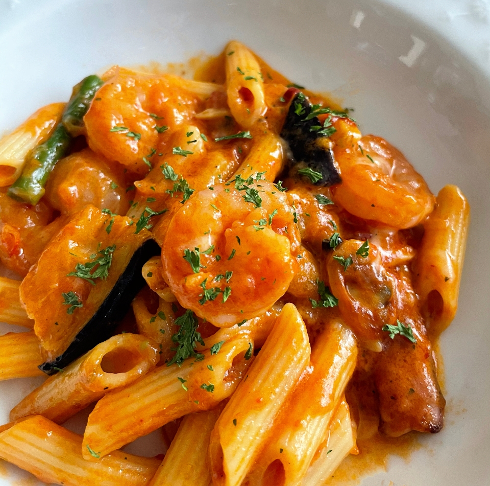 セブンの冷凍ペンネ・アラビアータ アレンジレシピ