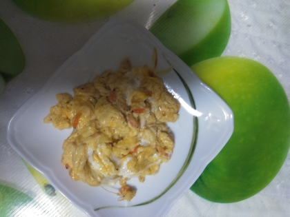 川海老たっぷり♡炒り豆腐
