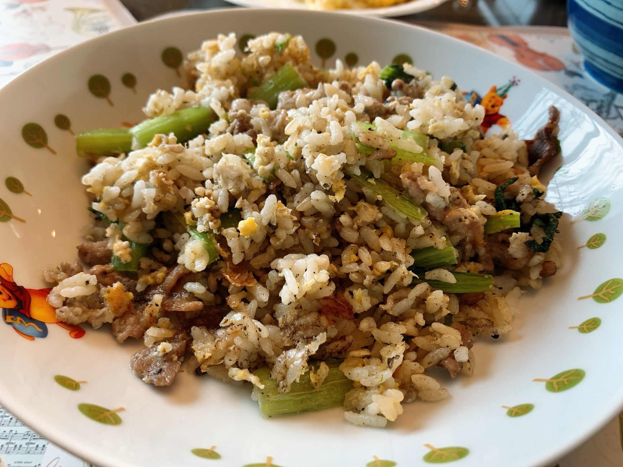 豚バラ青菜チャーハン