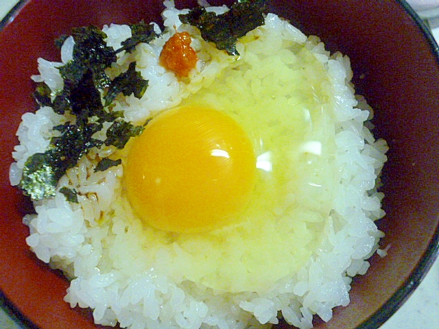 簡単 朝ごはん 焼き海苔と生一味のたまごかけご飯 レシピ 作り方 By みずたまsweet 楽天レシピ