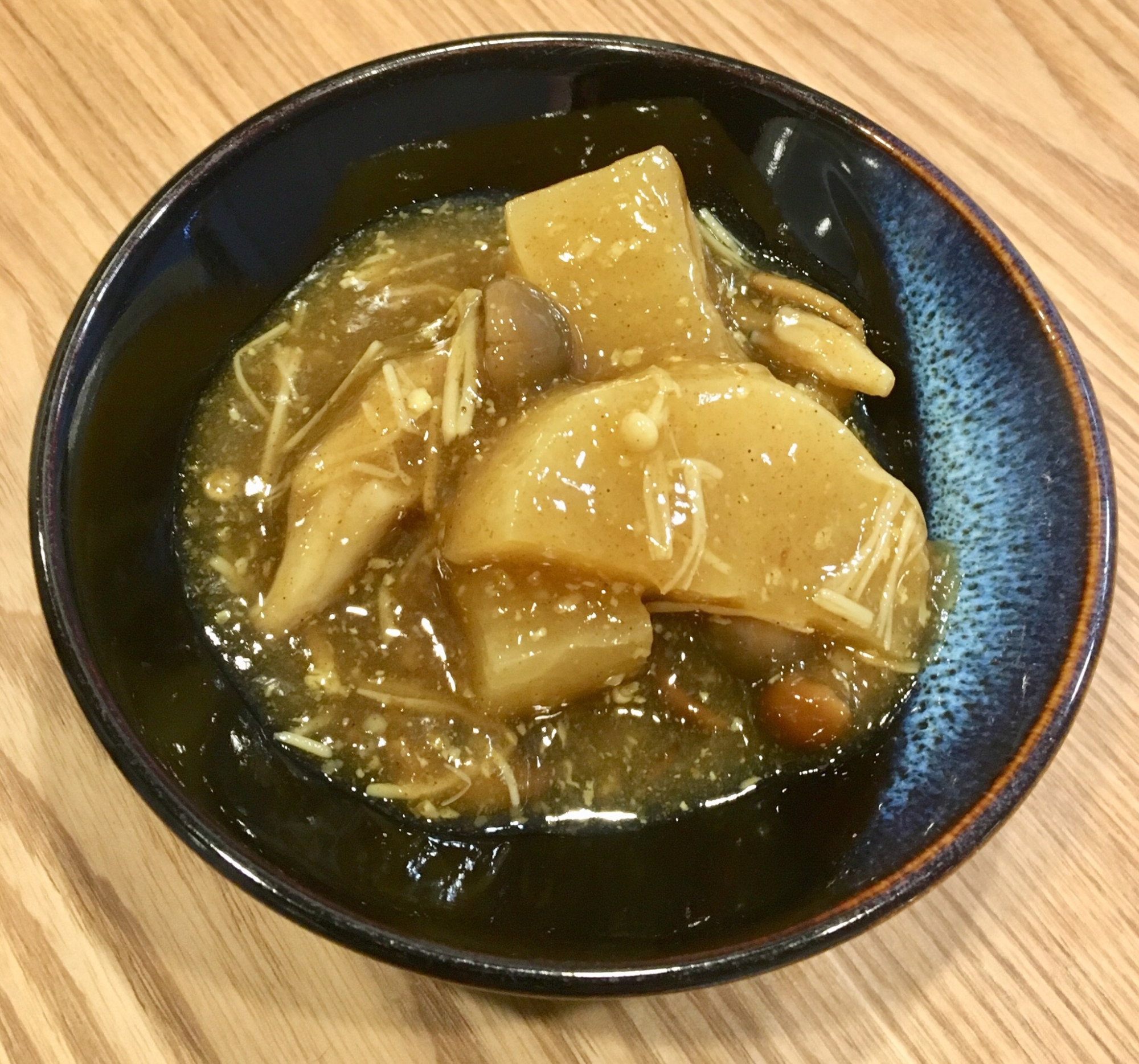 冷凍大根 冷凍三種キノコの和風カレー風味の煮物 レシピ 作り方 By Jiru 楽天レシピ