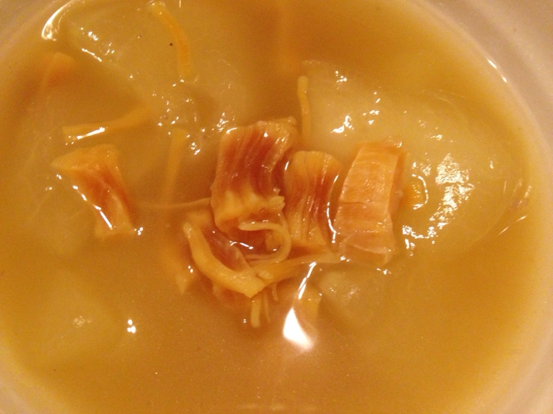 干し貝柱と冬瓜のスープ