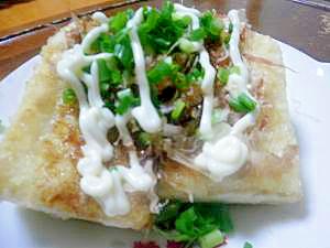 貧乏料理 豆腐ステーキ 醤油 マヨ味 レシピ 作り方 By ちいこ女史 楽天レシピ