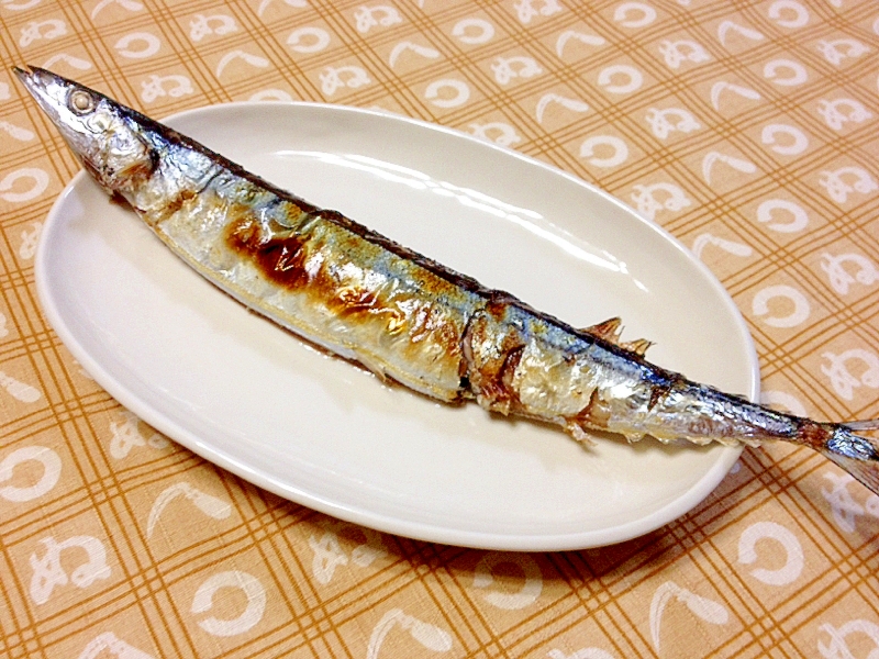 臭みなし 秋刀魚の塩焼き レシピ 作り方 By 栗皮茶 楽天レシピ