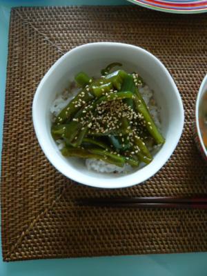 タモリさんのピーマン丼