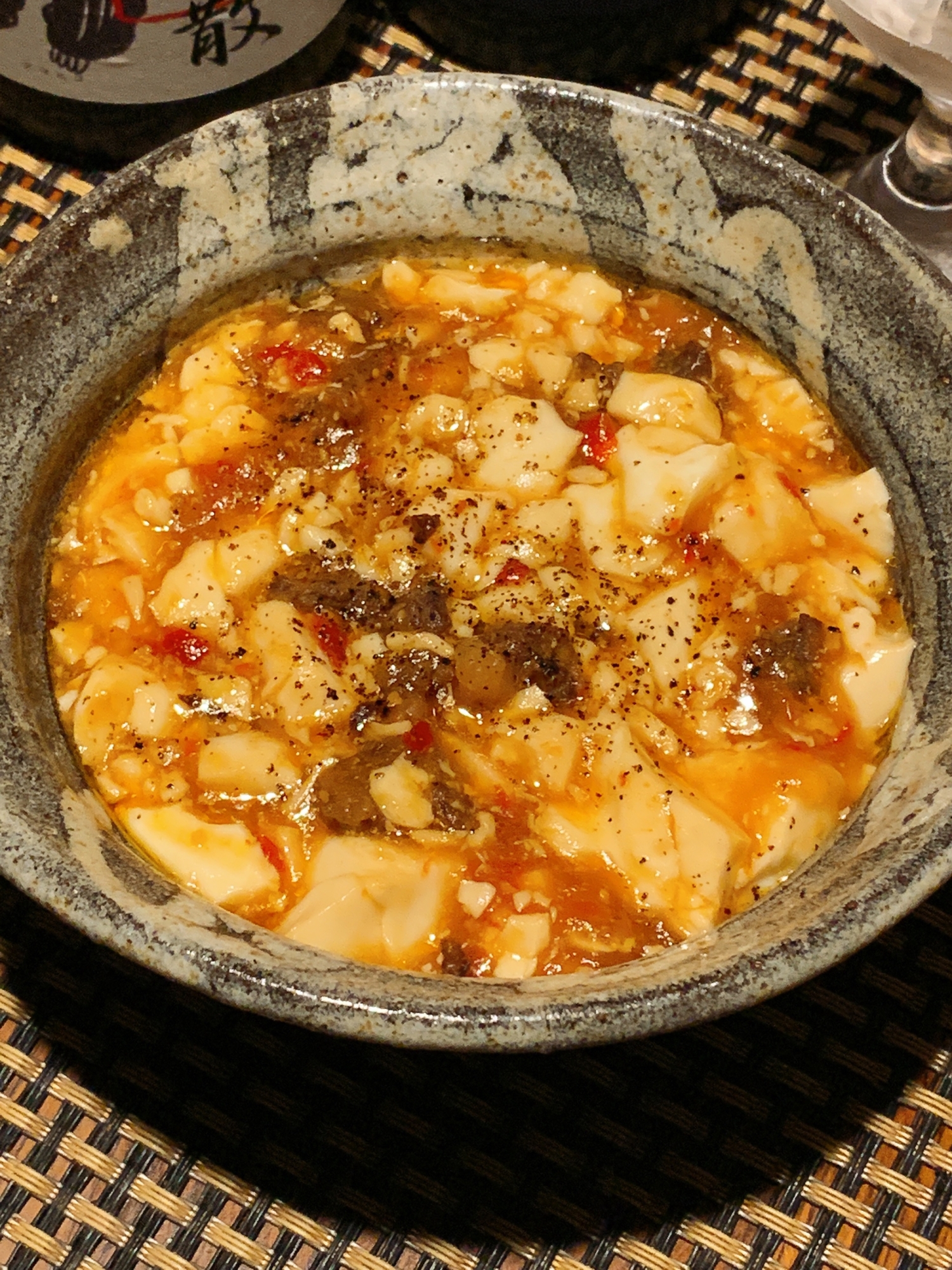 話題の馬告薫る、ヘルシー麻婆豆腐