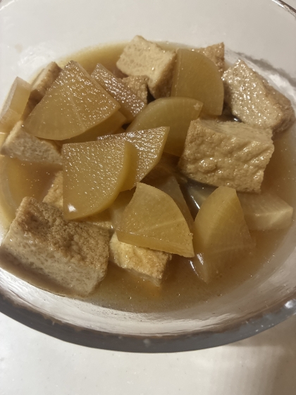 厚揚げと大根の煮物