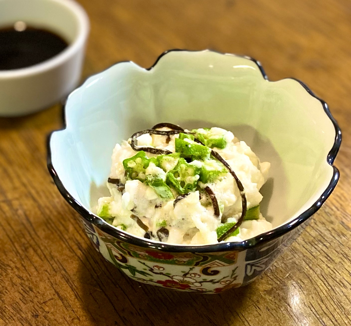 大和芋とオクラの塩昆布あえ【和食・副菜】