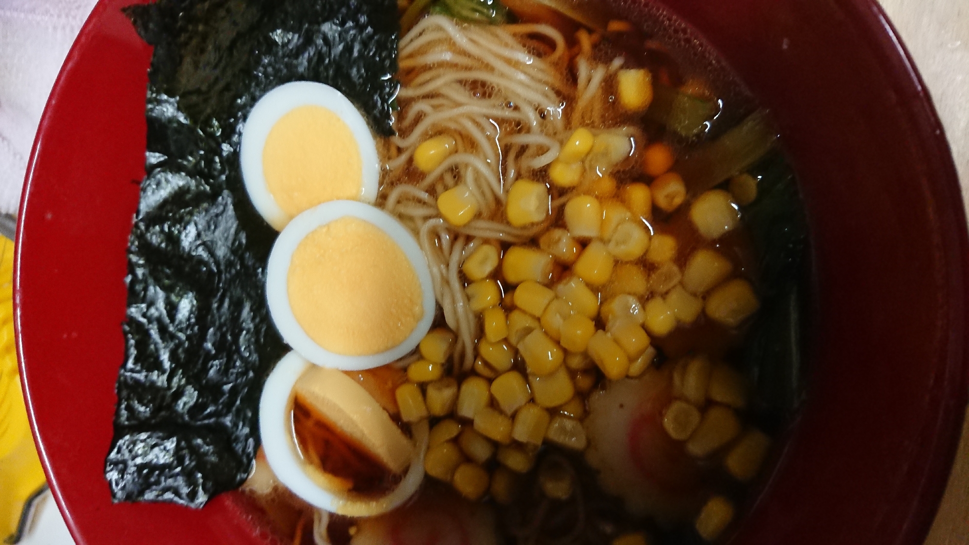 バターコーンの醤油ラーメン