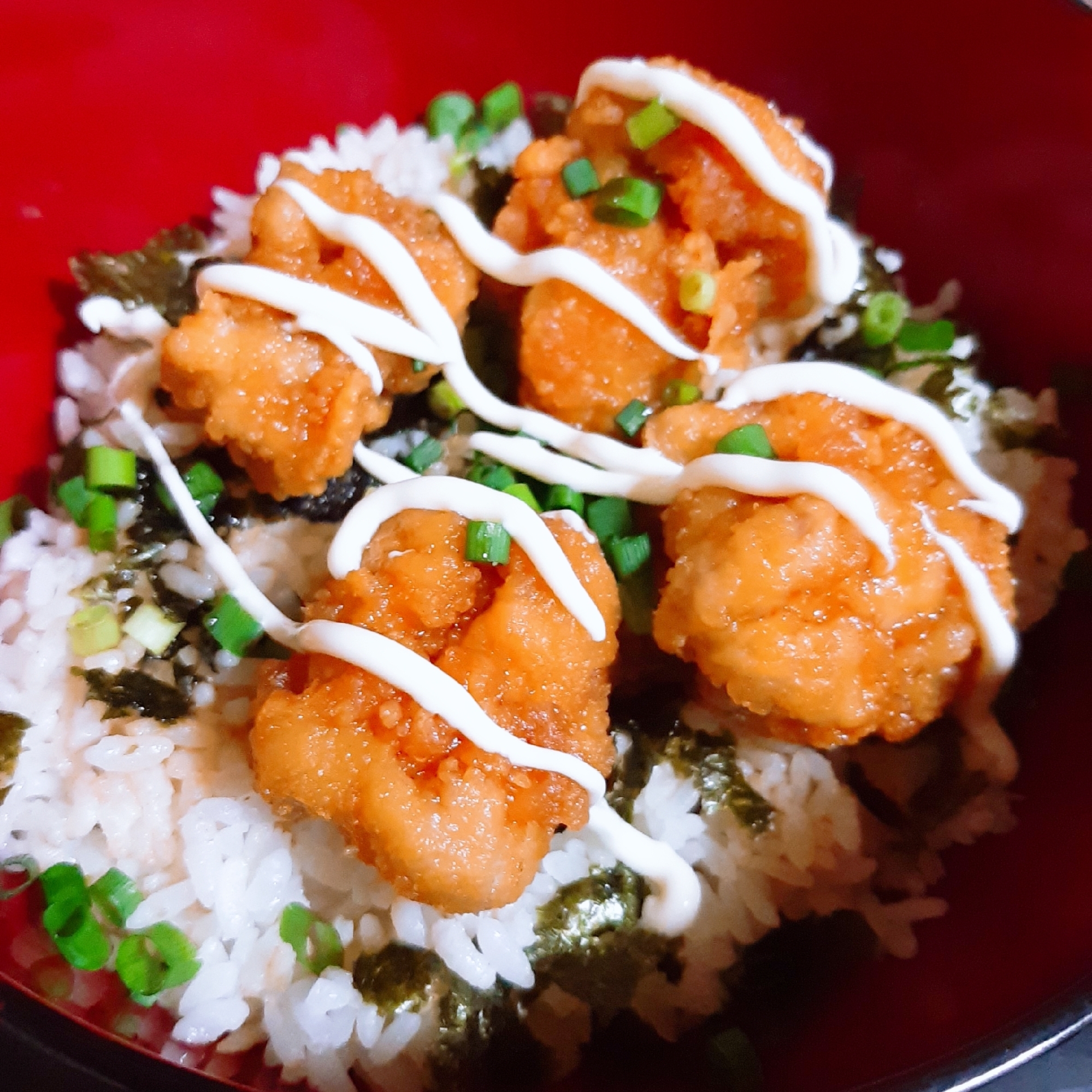 冷凍唐揚げで簡単！唐揚げ丼