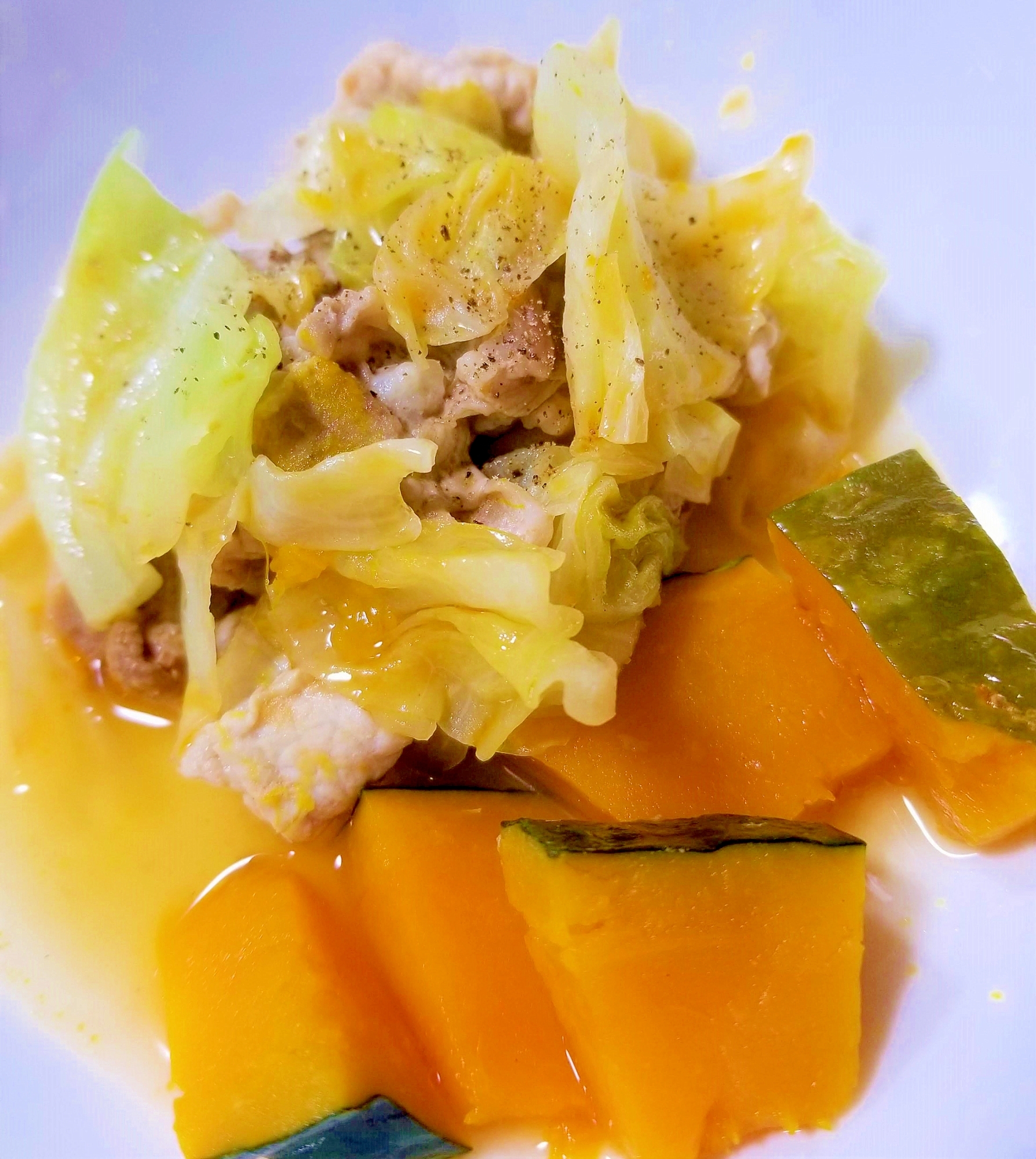 キャベツと豚小間肉とかぼちゃの重ね煮 レシピ 作り方 By むらあしかねこ 楽天レシピ キャベツと豚小間肉とかぼちゃの重ね煮 レシピ 作り方 By むらあしかねこ 楽天レシピ