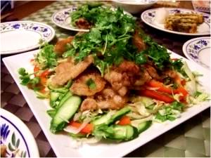 豚肉のタイ風サラダ
