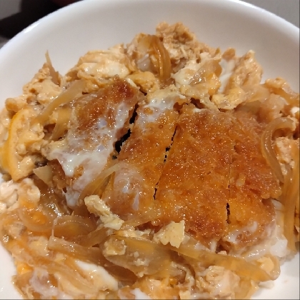 シンプルに簡単に めんつゆカツ丼