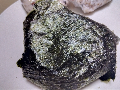 わさび風味の梅おにぎり