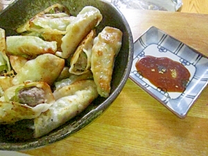 ∝しし唐餃子胡麻酢醤油味∝