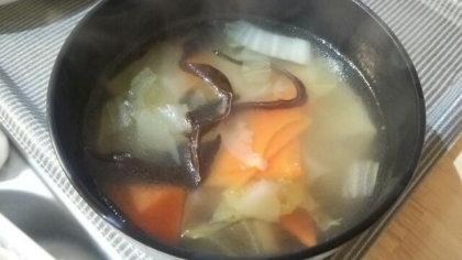 白菜と塩麹のスープ