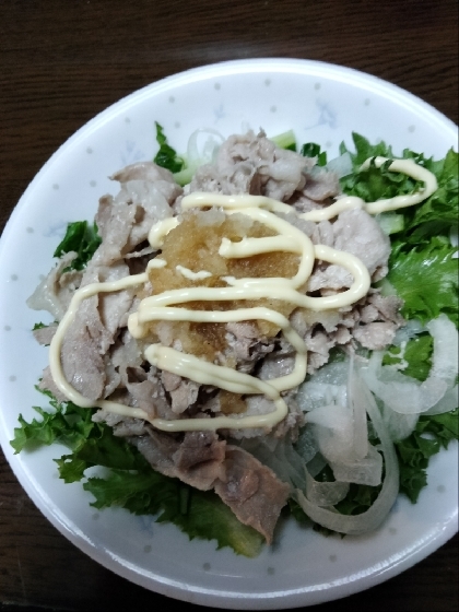 大根おろしでサッパリ★豚しゃぶサラダ