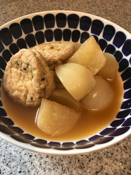 かぶとがんもどきの含め煮です☆口当たり優しい♪煮物