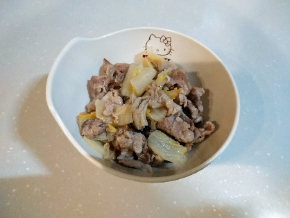 えのきと豚肉と白菜のレンジ蒸し