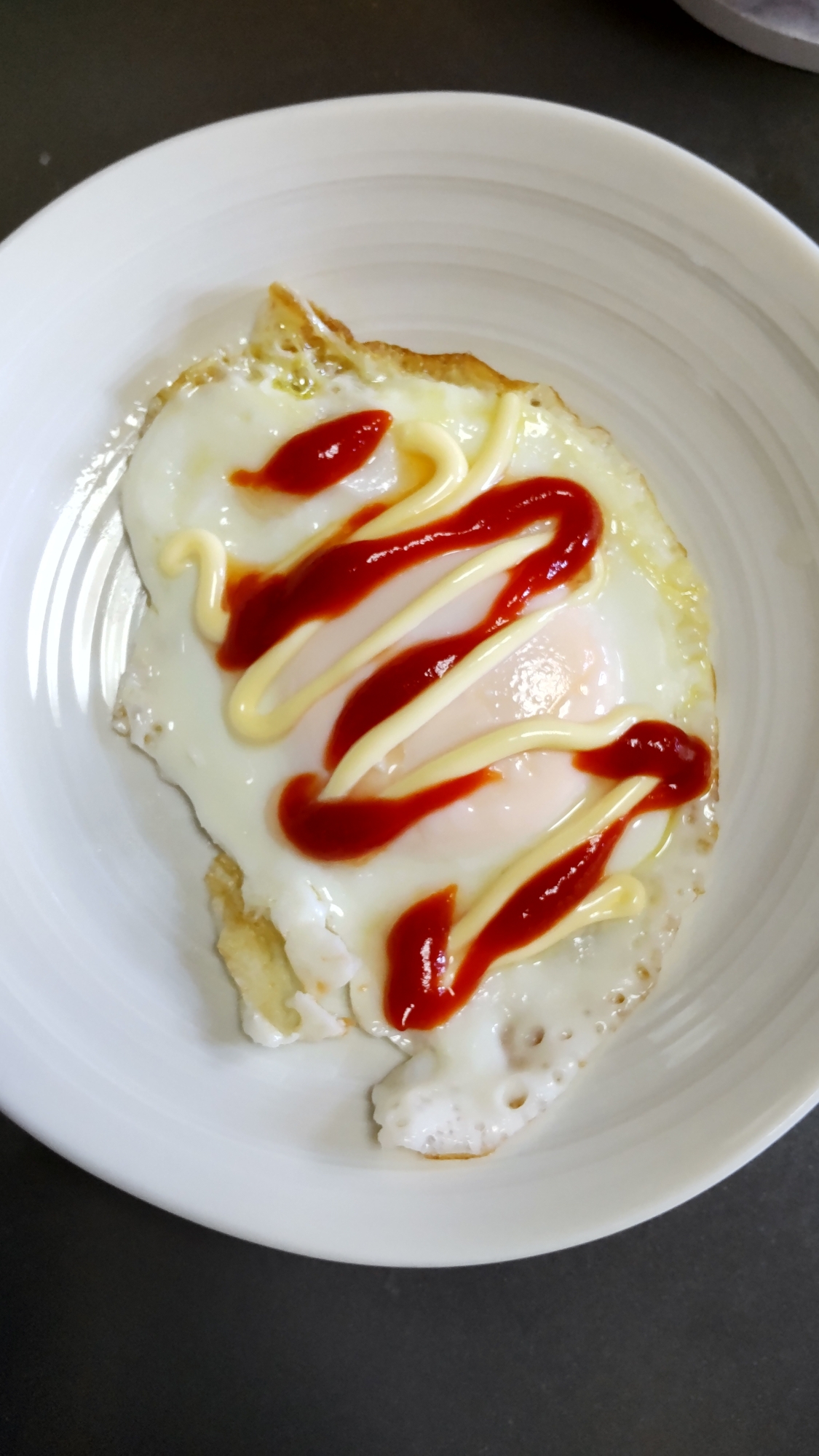 目玉焼きオーロラソース