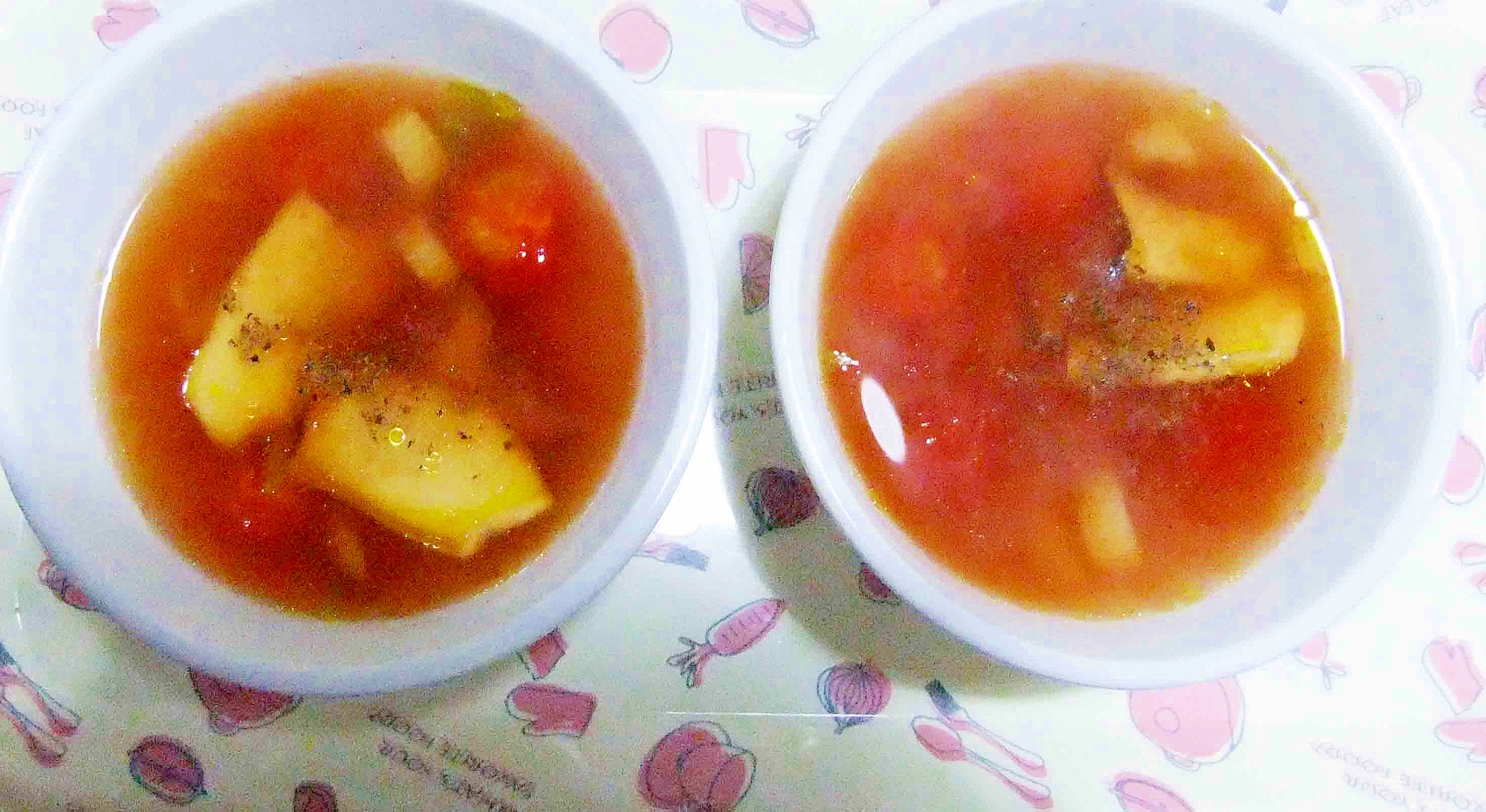 トマトとエリンギのスープ