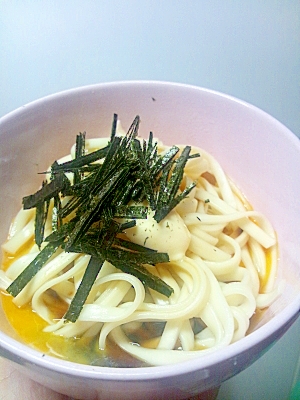 簡単 バターしょうゆで濃厚釜玉うどん レシピ 作り方 By Nan Ko 楽天レシピ