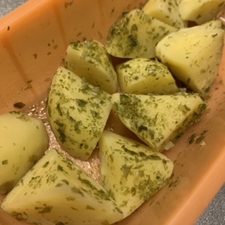 お弁当おかず＊ポテトの青のり和え