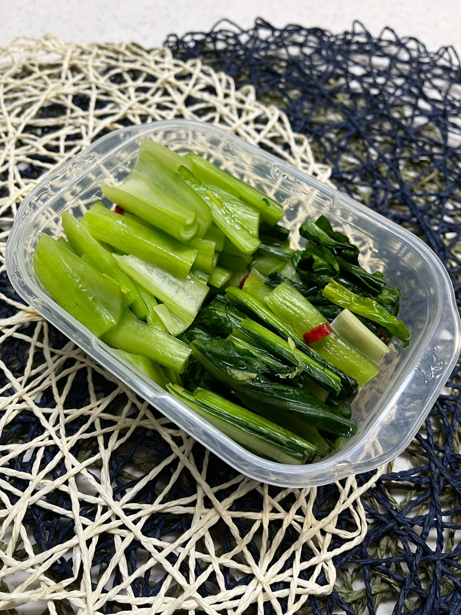 小松菜を使って♬なんちゃって野沢菜漬け