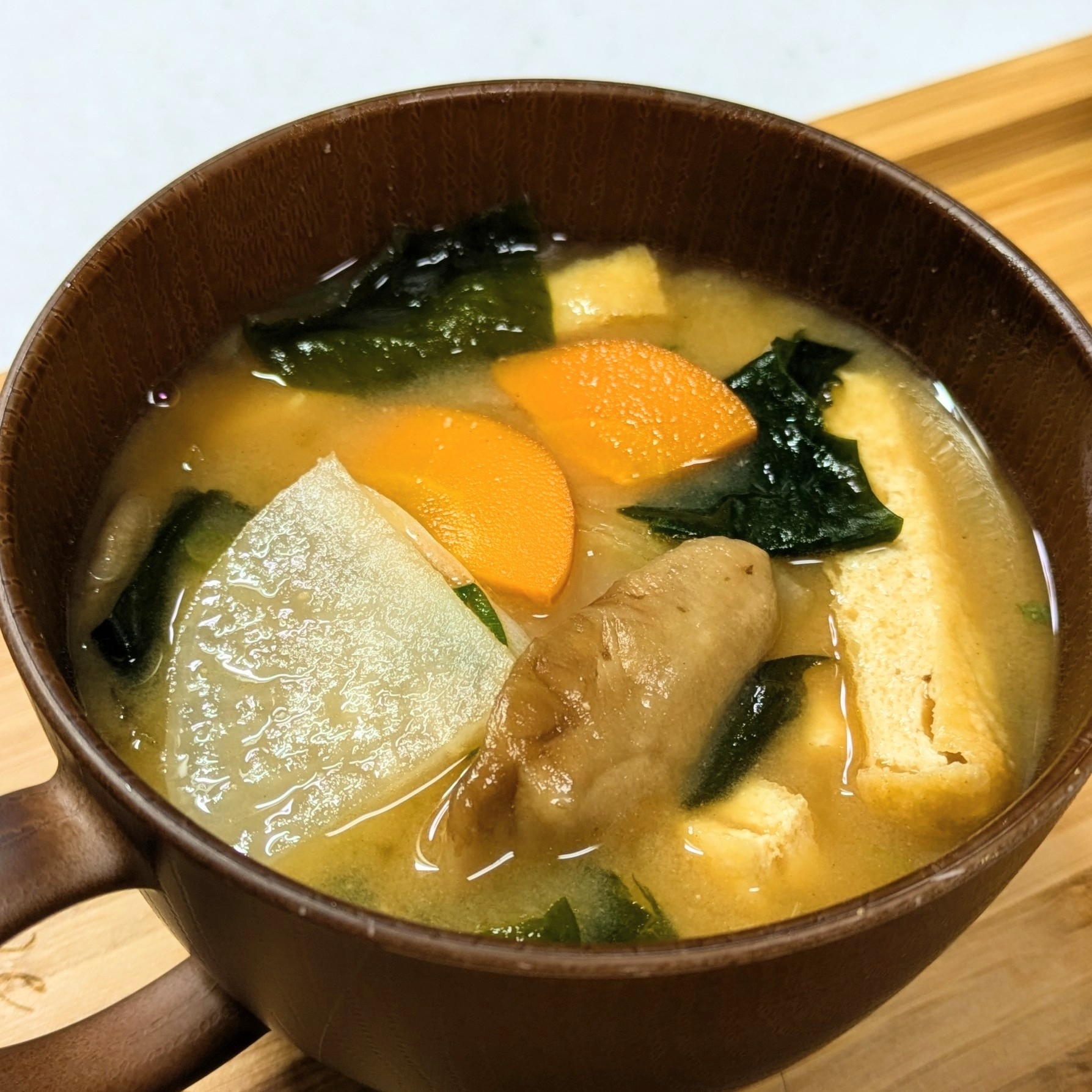 熱中症対策、一人前から作れるレンジで簡単、お味噌汁