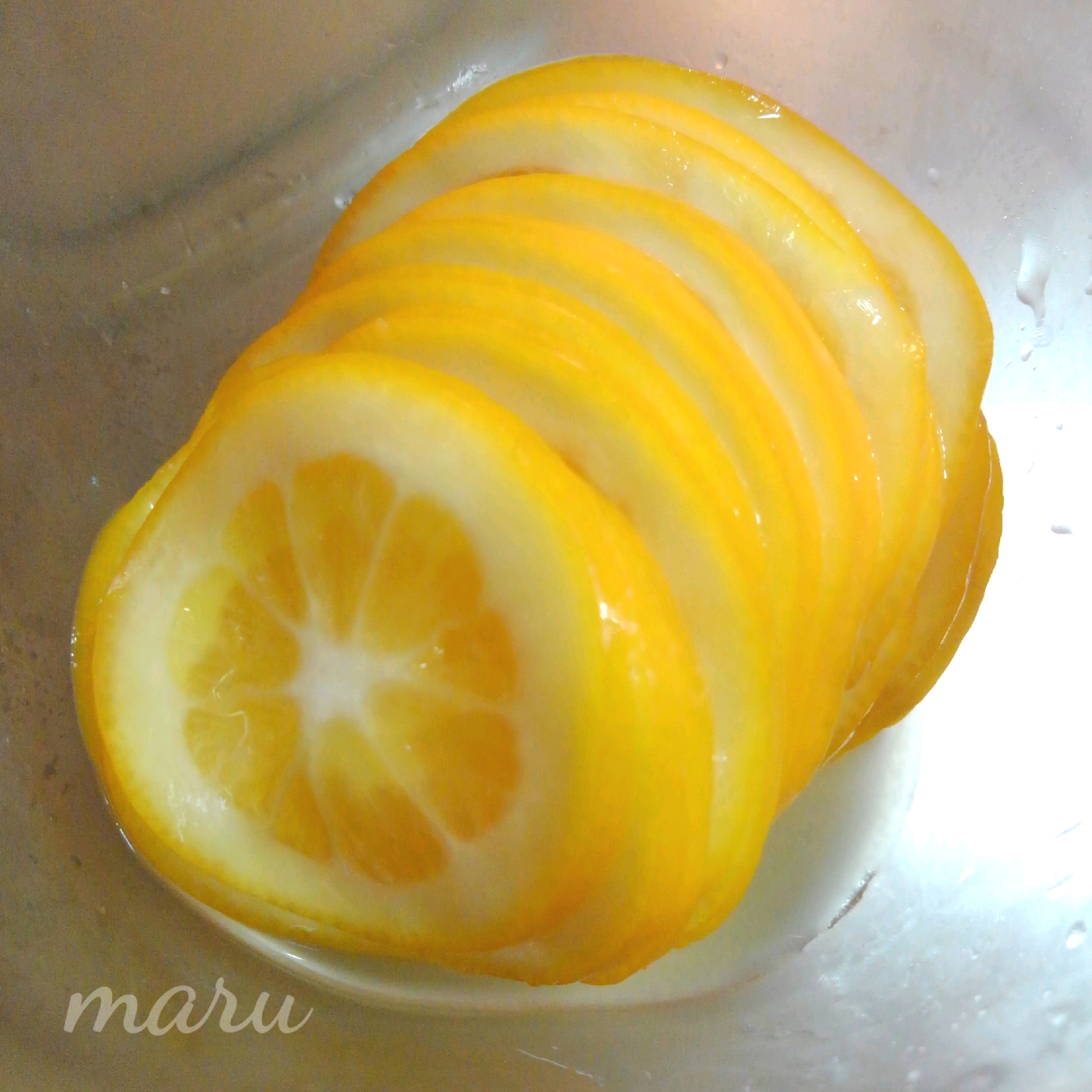糖質制限★レモンのなんちゃって砂糖漬け♡