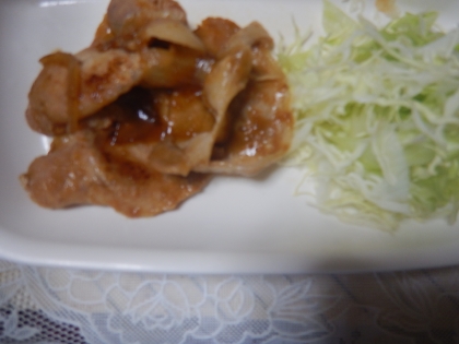 玉ねぎのすりおろし入り☆しょうが焼き