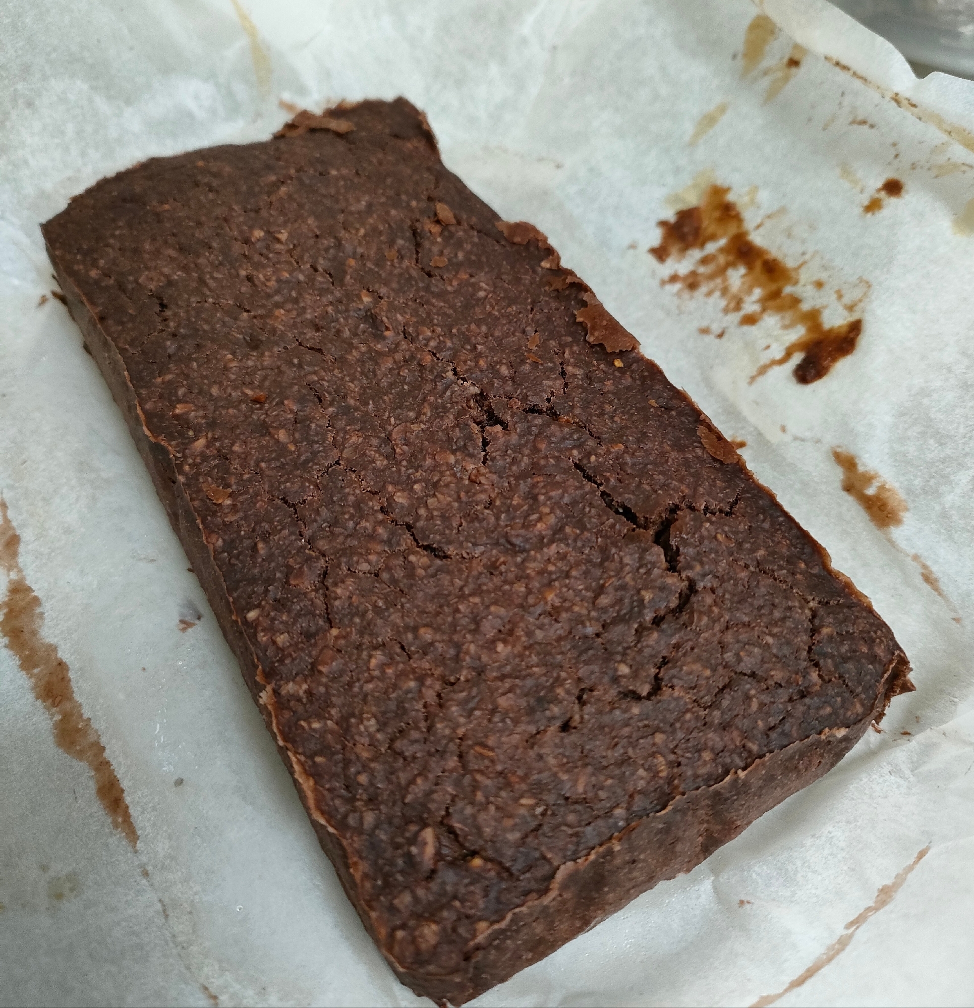 オートミールのバナナココアケーキ