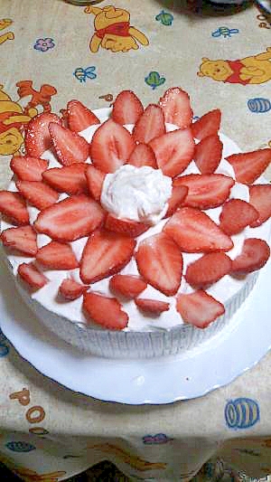 ホワイトバレンタイン用ストロベリーケーキ レシピ 作り方 By くろにも 楽天レシピ