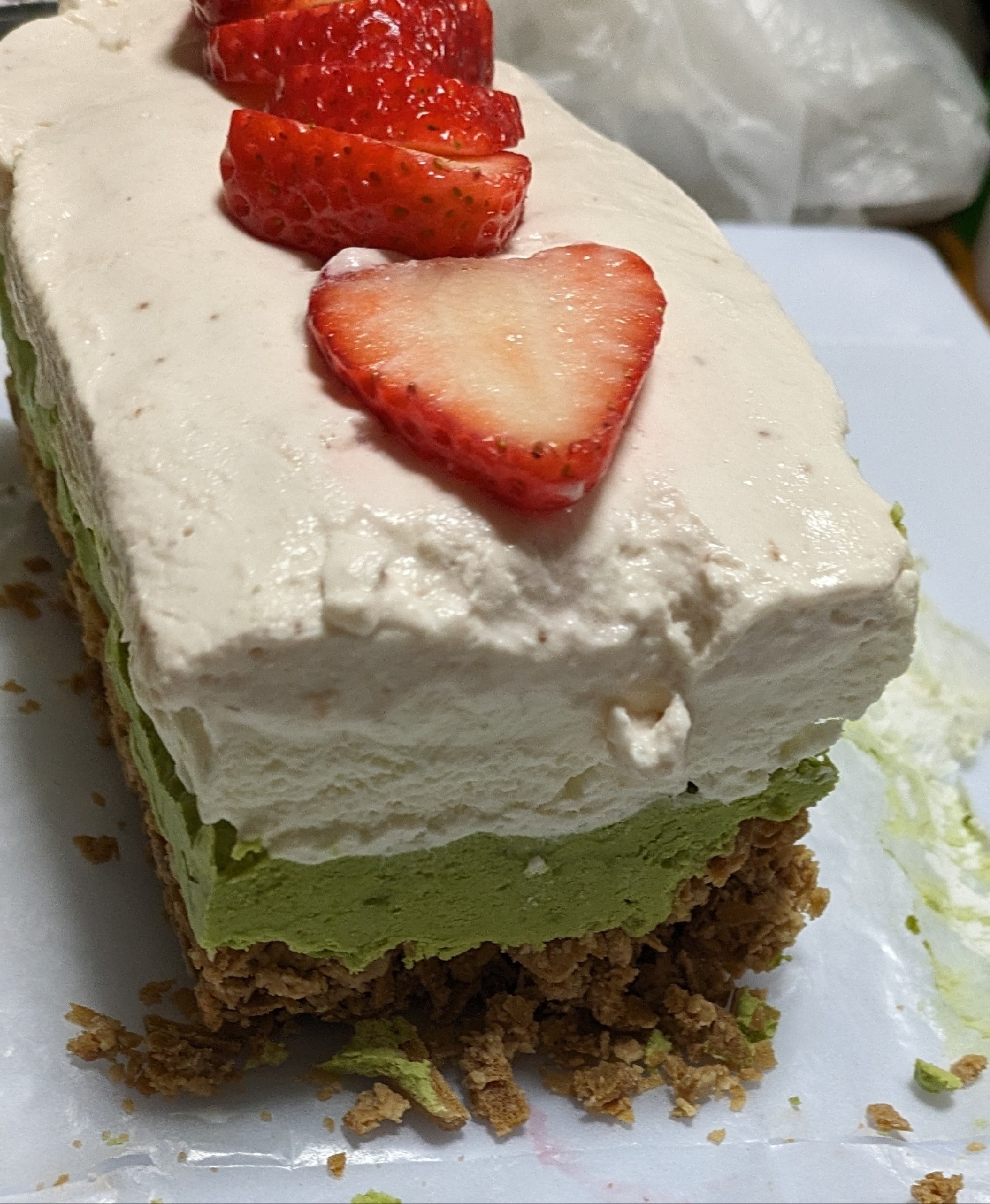 ひな祭り 3色のムースケーキ