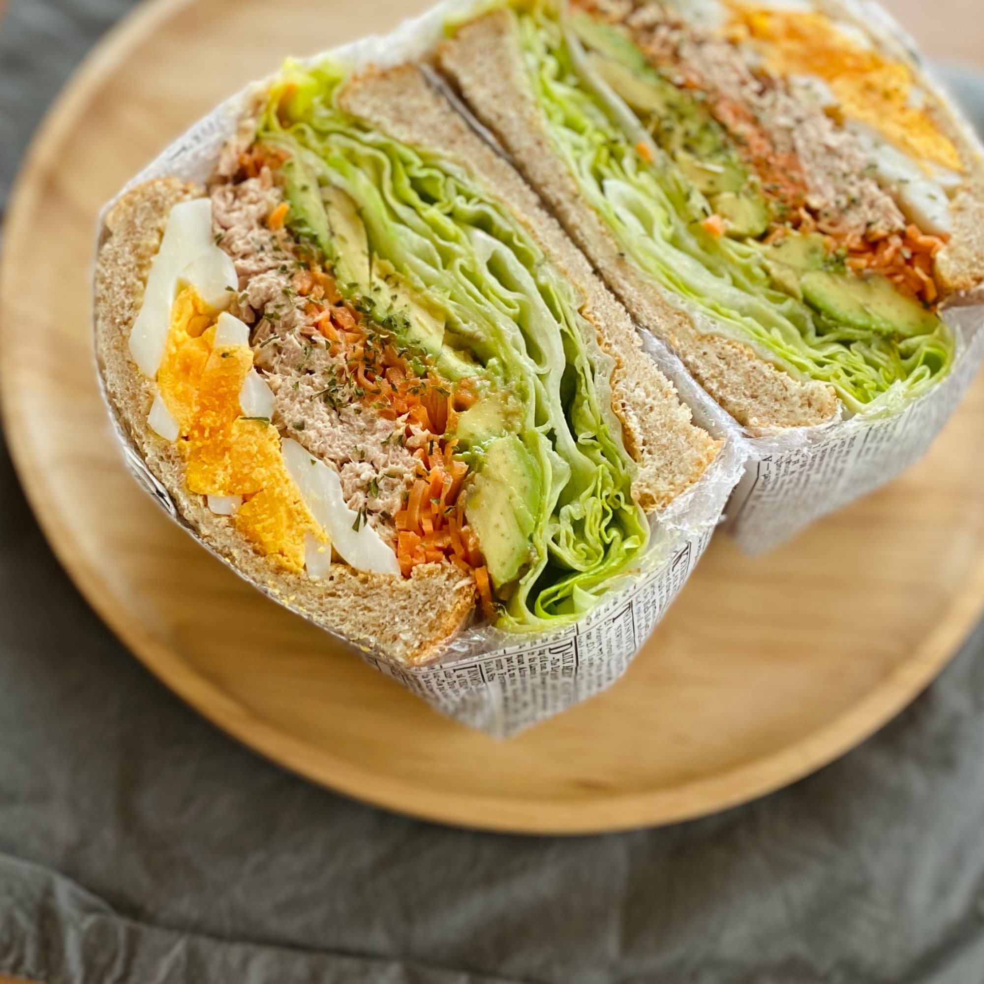 萌断!たっぷり5種の具材♡わんぱくサンド