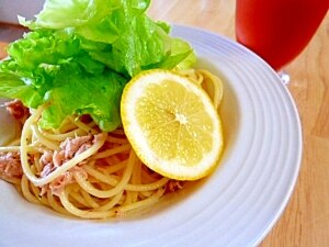 にんにくたっぷりツナの冷製パスタ レシピ・作り方 by JP'S ビートル