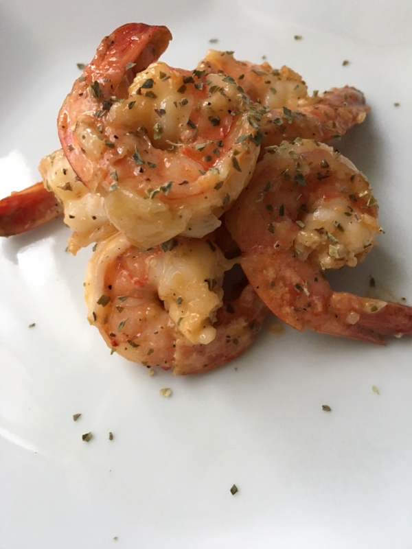 エビマヨをオシャレに★エビのアイオリソース和え
