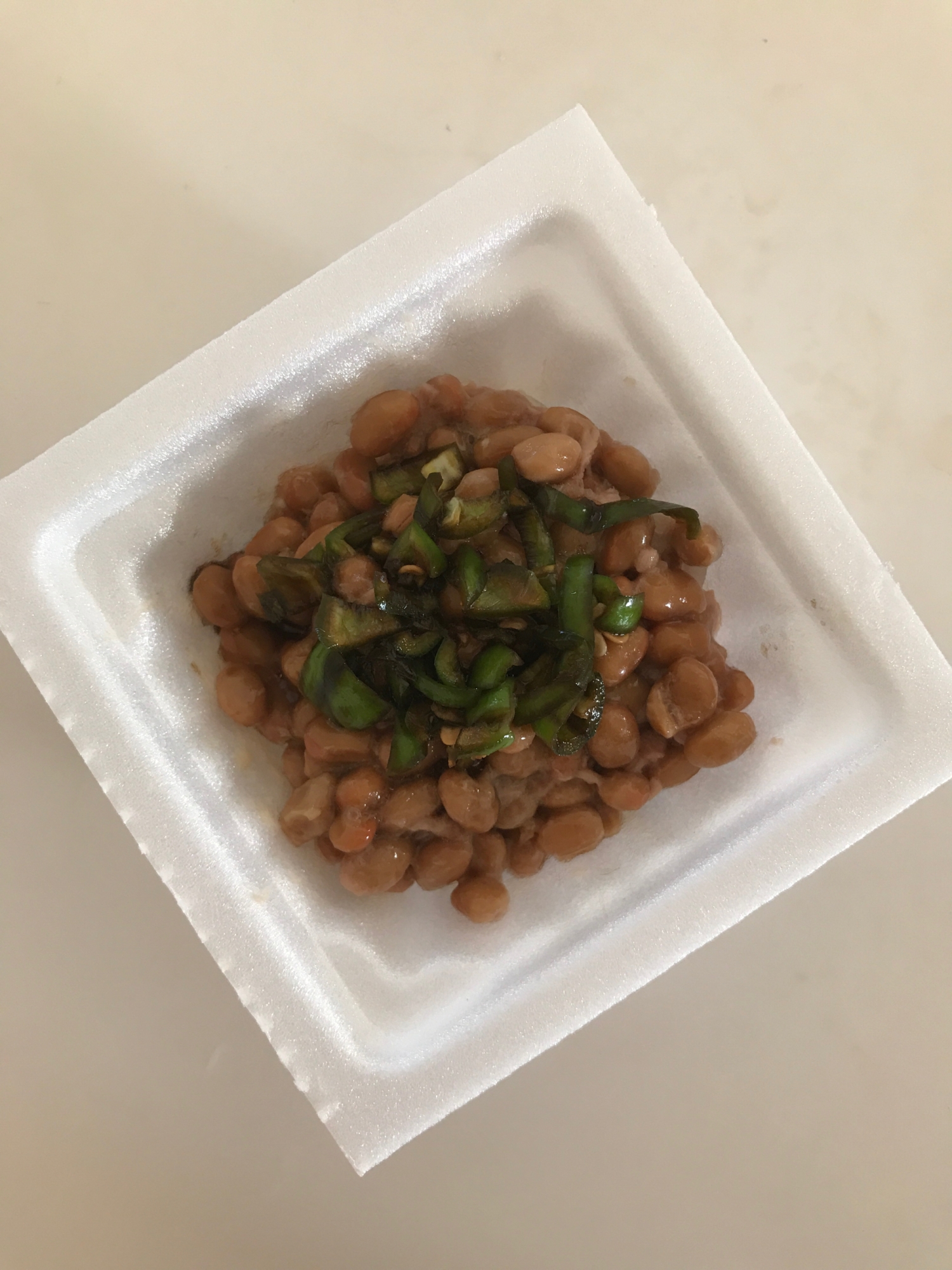 青唐辛子納豆