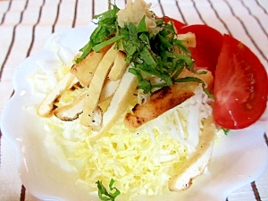 白菜とお揚げのサラダ