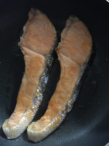 鮭の醤油焼き☆