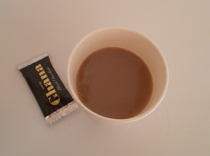黒糖と高カカオチョコのほろ苦☆カフェオレ