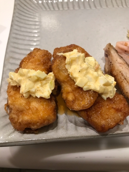 鶏むね肉で作る簡単チキン南蛮♬