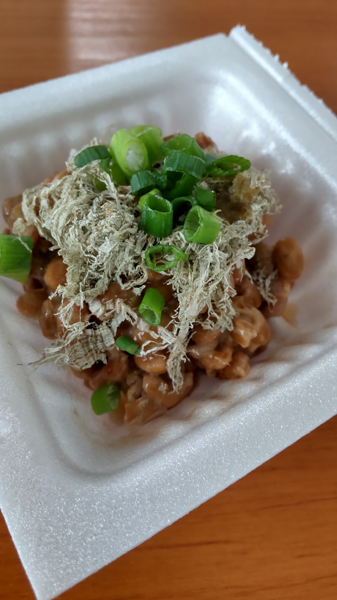 とろろ昆布と小葱de納豆アレンジ☆