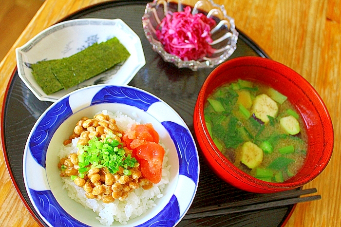 たらこ納豆丼