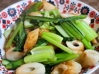 小松菜とちくわのおばんざい