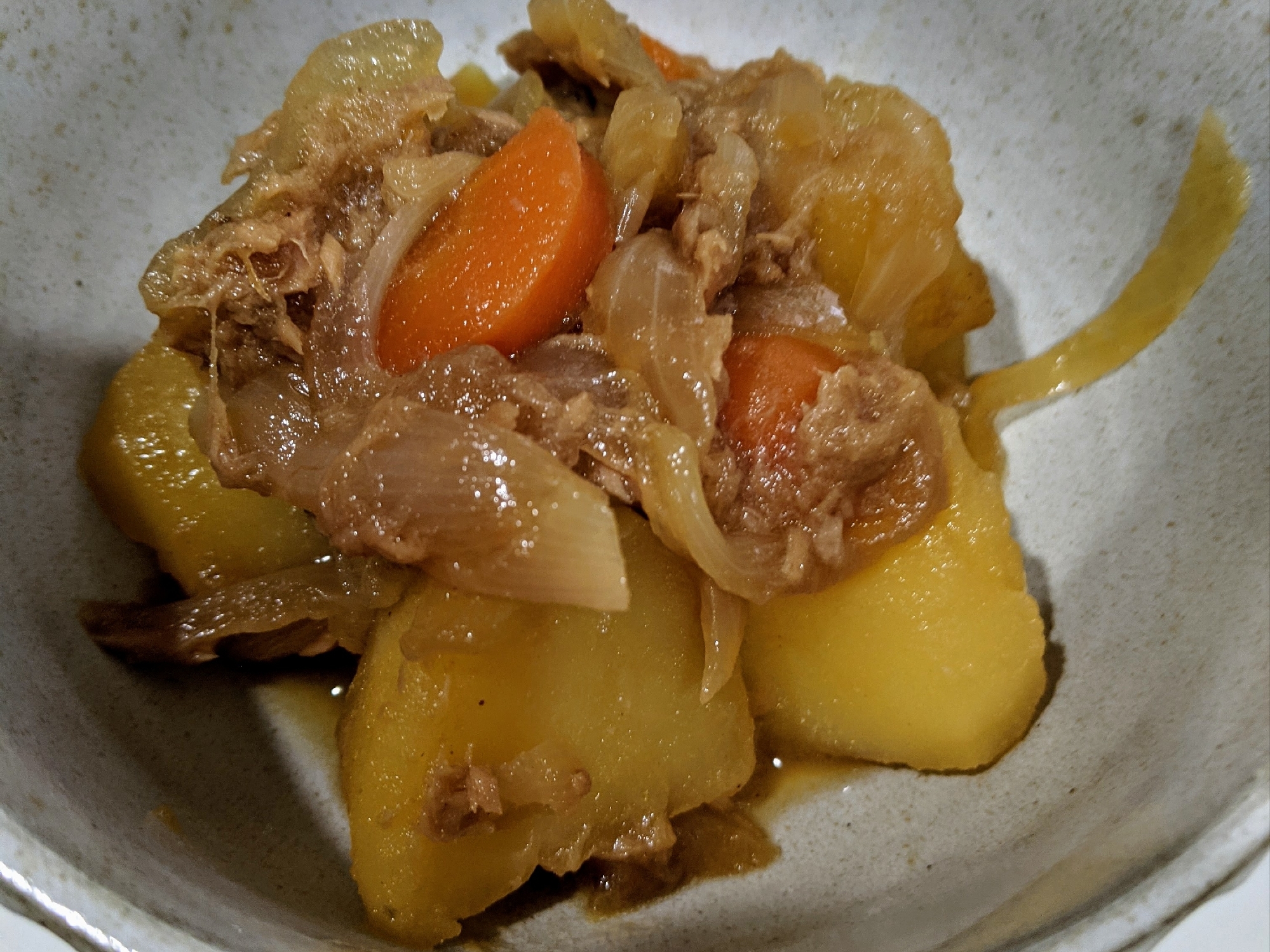 節約&簡単♪お肉が無くても肉じゃが風!ツナじゃが!
